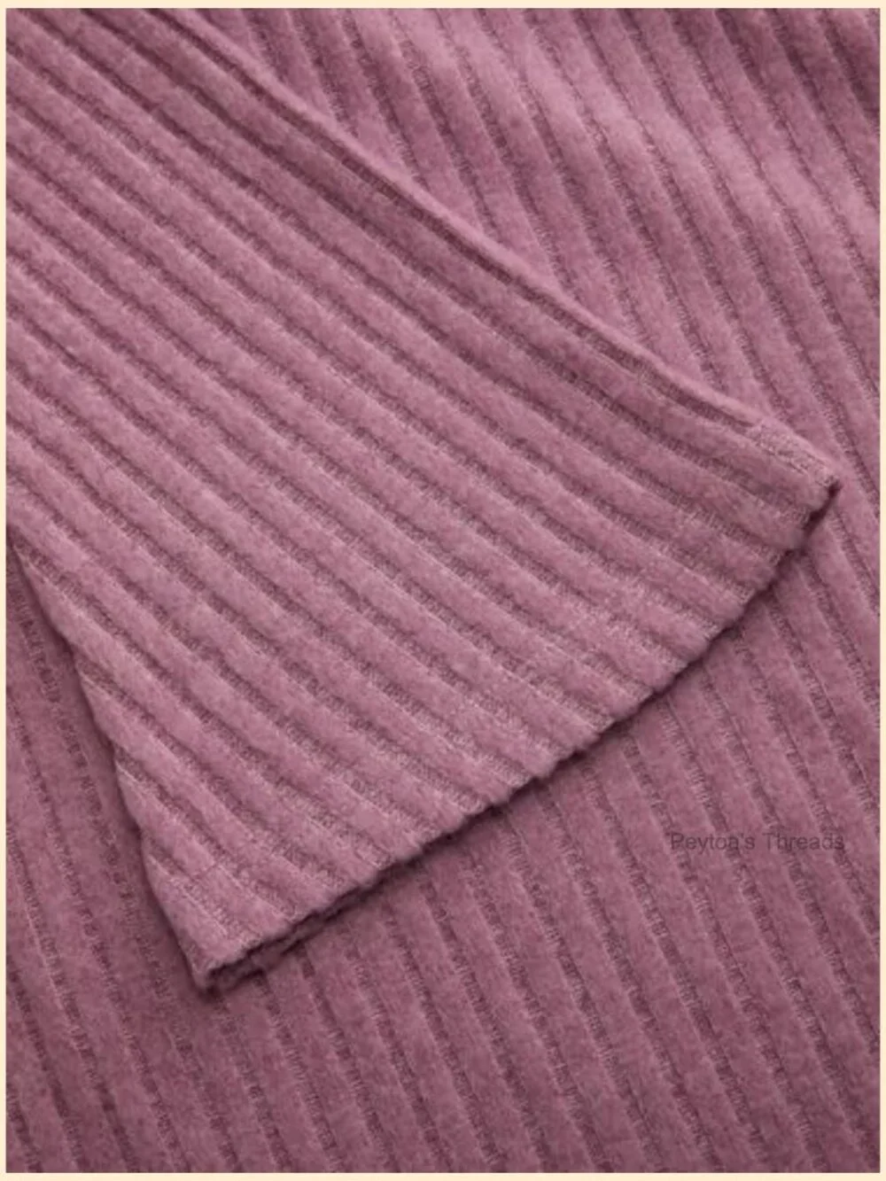 Off Shoulder Knit Midi Dress with Tie Sleeve Details - Picture 4 of 5